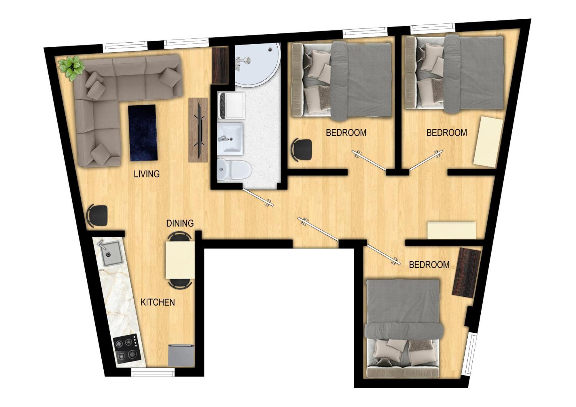 Family Friendly 3Br - Quiet Area - Behind Bryggen Apartamento Bergen Exterior foto